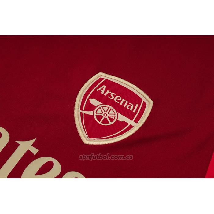 Chandal del Arsenal Manga Corta 2023-2024 Rojo - Pantalon Corto